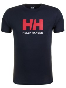 Helly Hansen T-Shirt Logo 33979 Granatowy Regular Fit