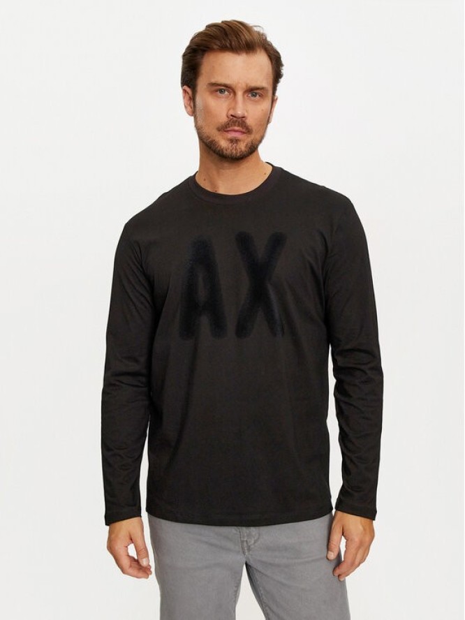 Armani Exchange Longsleeve XM000126 AF10358 UC001 Czarny Regular Fit