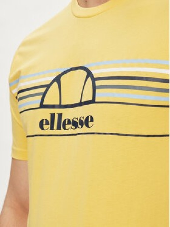 Ellesse T-Shirt Lentamente SHV11918 Żółty Regular Fit