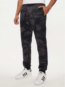 adidas Spodnie dresowe Camo SSTR IS0243 Czarny Regular Fit