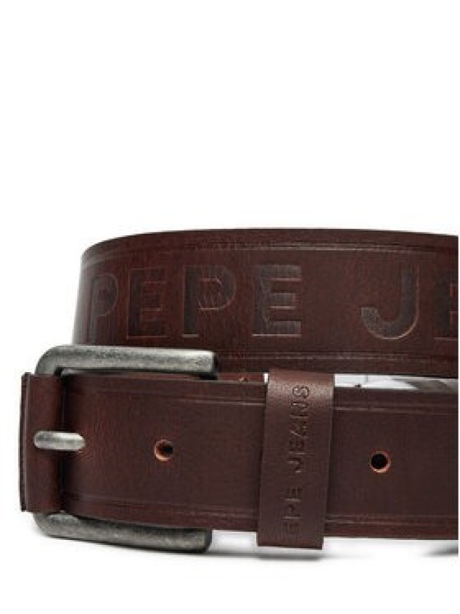 Pepe Jeans Pasek Męski Dayton PM021027 Brązowy