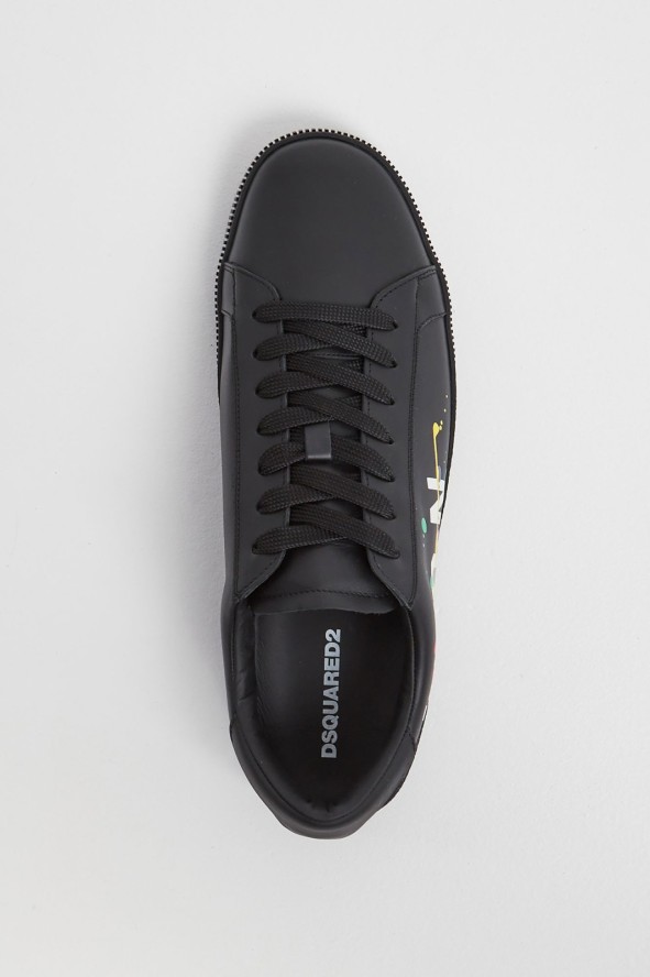 Sneakersy męskie skórzane DSQUARED2