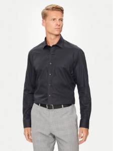 Pierre Cardin Koszula C6 11004.0301 Czarny Regular Fit