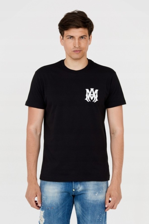 AMIRI T-shirt męski czarny z logo na plecach