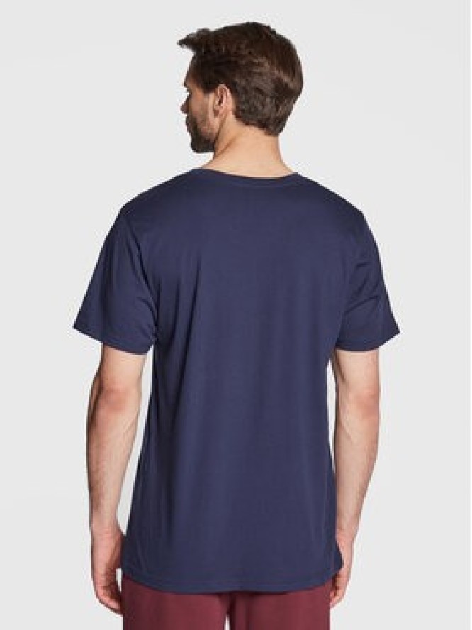 New Balance T-Shirt Classic Core Logo MT03905 Granatowy Athletic Fit