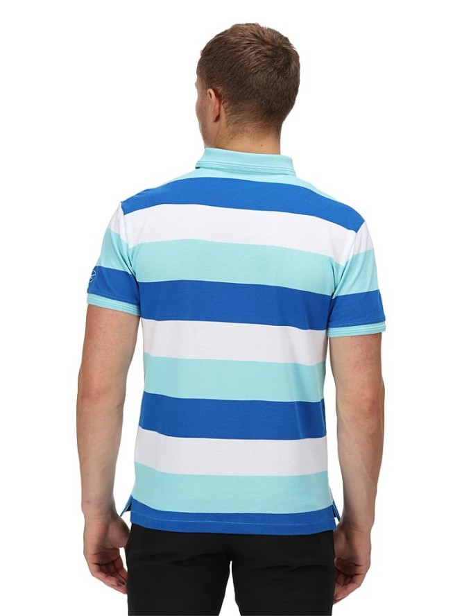 Regatta Koszulka polo "Maxen" w kolorze niebieskim rozmiar: M