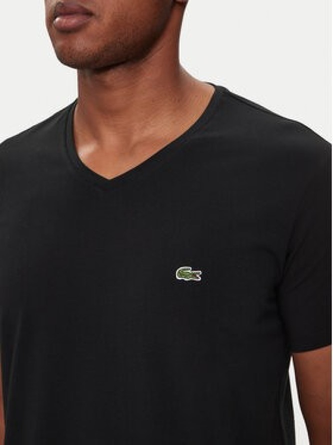 Lacoste T-Shirt TH0999 Czarny Regular Fit