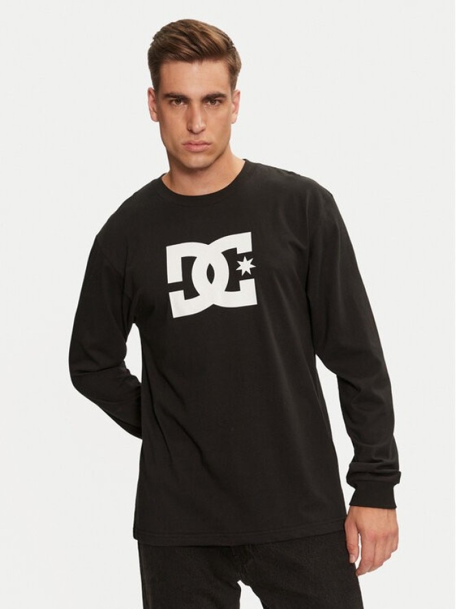 DC Longsleeve Star ADYZT05372 Czarny Regular Fit