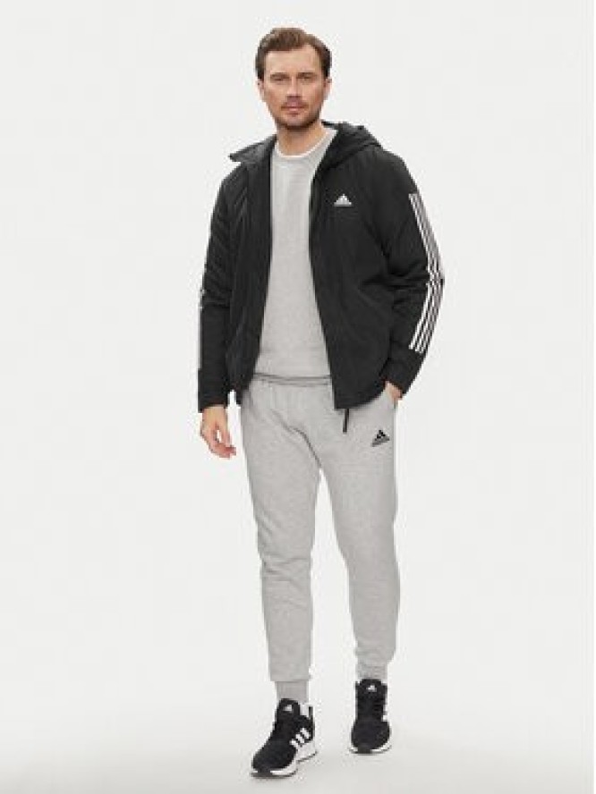 adidas Kurtka przejściowa 3-Stripes IP2537 Czarny Regular Fit