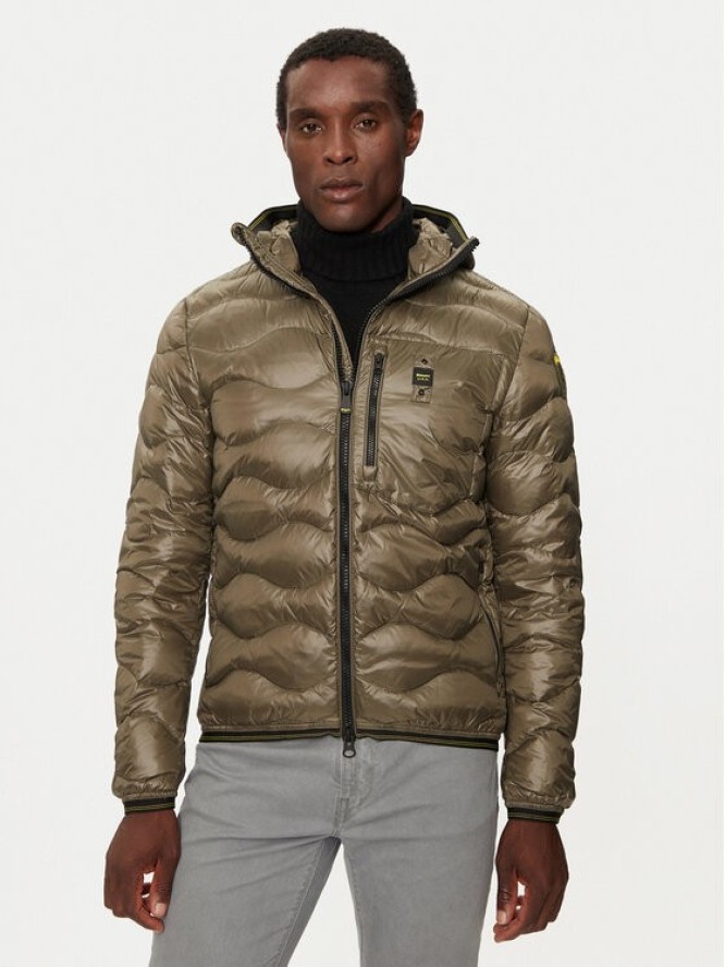 Blauer Kurtka puchowa 24WBLUC03030 Khaki Regular Fit