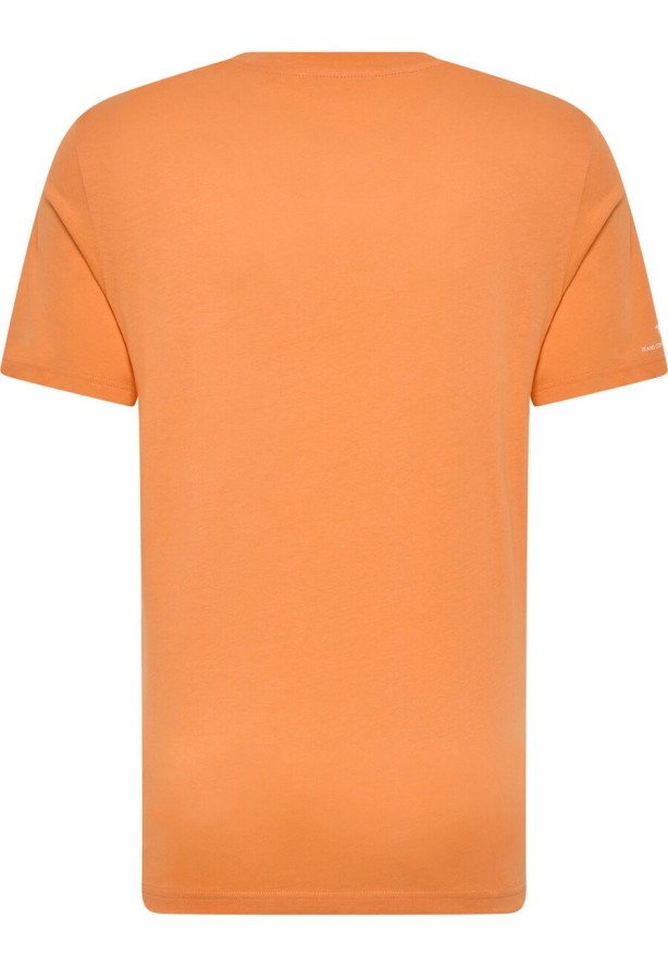 MUSTANG AUSTIN MĘSKI T-SHIRT KOSZULKA LOGO TANGERINE 1014950 7036