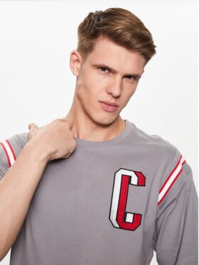 Champion T-Shirt 218515 Beżowy Regular Fit