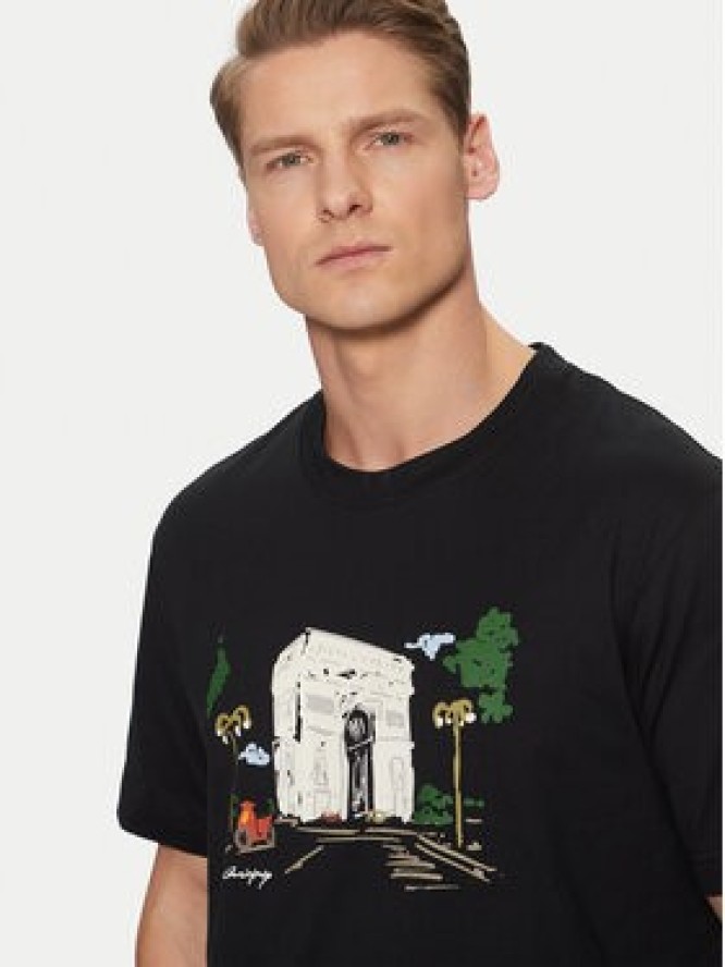 Jack&Jones T-Shirt Machester 12273549 Czarny Relaxed Fit