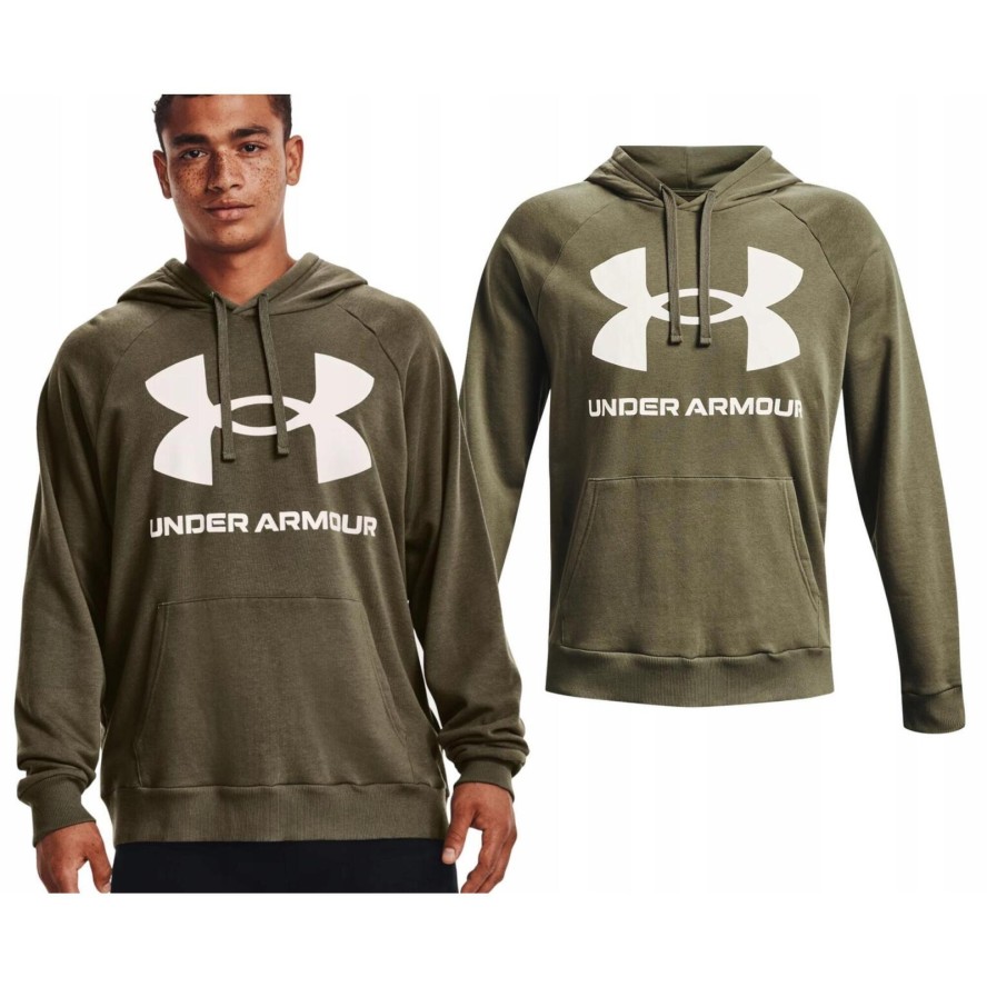 Bluza sportowa dla mężczyzn Under Armour Rival feelce big logo