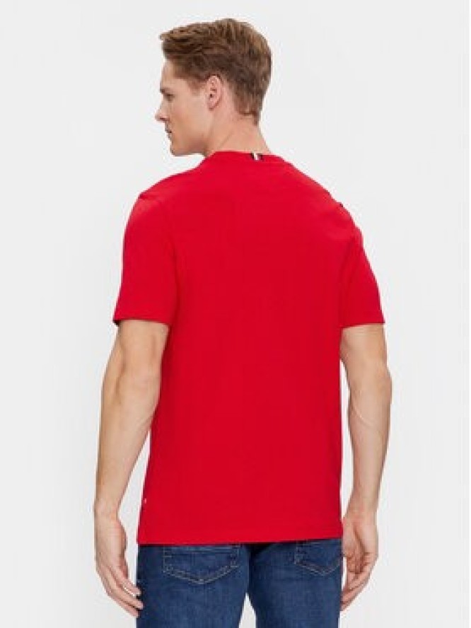 Tommy Hilfiger T-Shirt MW0MW32607 Czerwony Regular Fit
