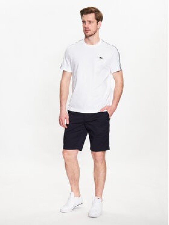 Lacoste Szorty materiałowe FH2647 Czarny Regular Fit