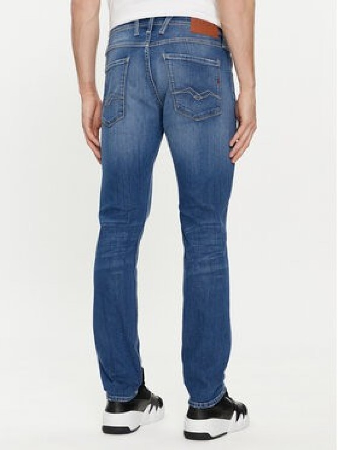 Replay Jeansy Anbass M914Y.000.573 Niebieski Slim Fit