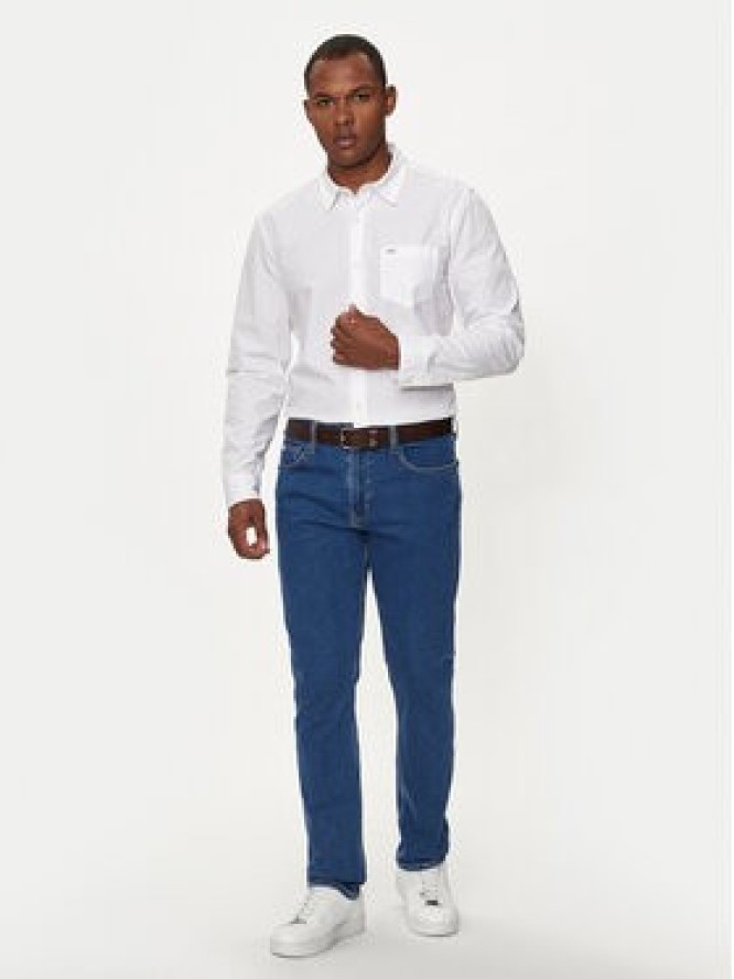 Guess Jeans Koszula M4YH35 WGCF1 Biały Slim Fit