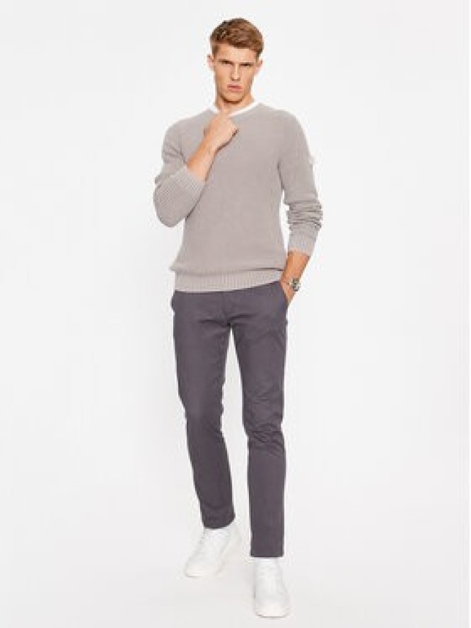 JOOP! Jeans Sweter 30037715 Szary Modern Fit