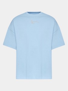 Karl Kani T-Shirt Small Signature 6038498 Błękitny Boxy Fit