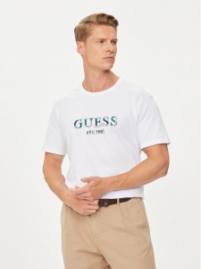 Guess T-Shirt M4YI17 I3Z14 Czarny Regular Fit