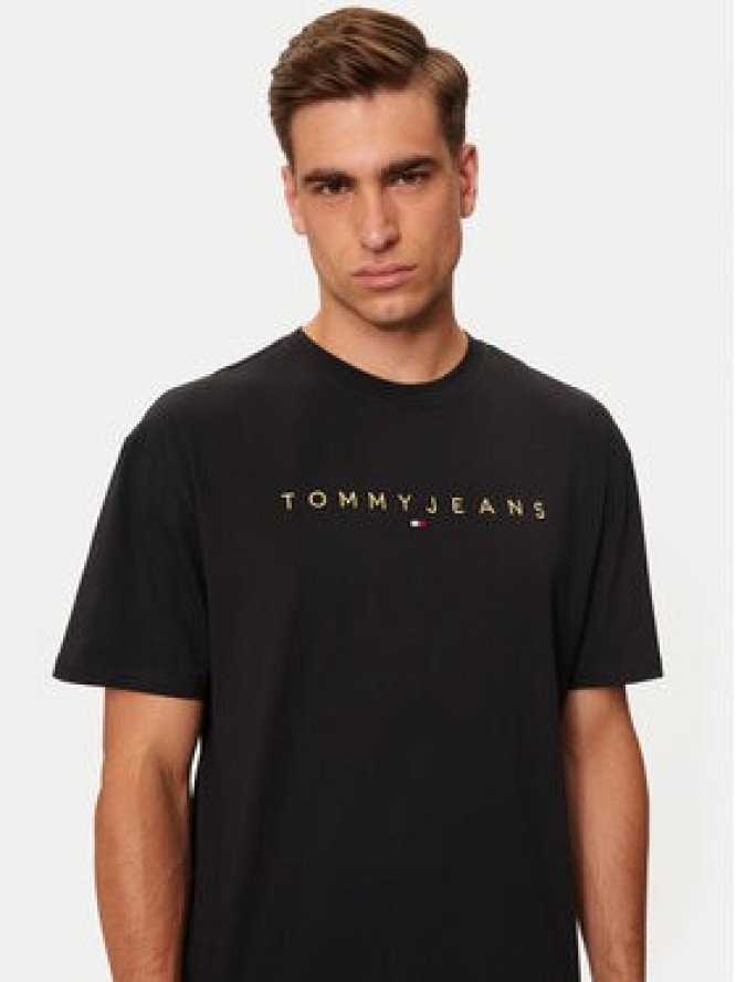 Tommy Jeans T-Shirt DM0DM19694 Czarny Regular Fit