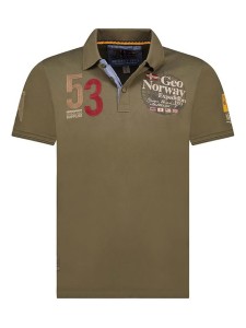 Geographical Norway Koszulka polo "Kelan" w kolorze khaki rozmiar: L