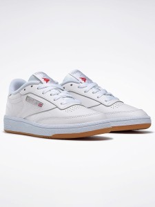 Reebok Skórzane sneakersy "Club C 85" w kolorze białym rozmiar: 42