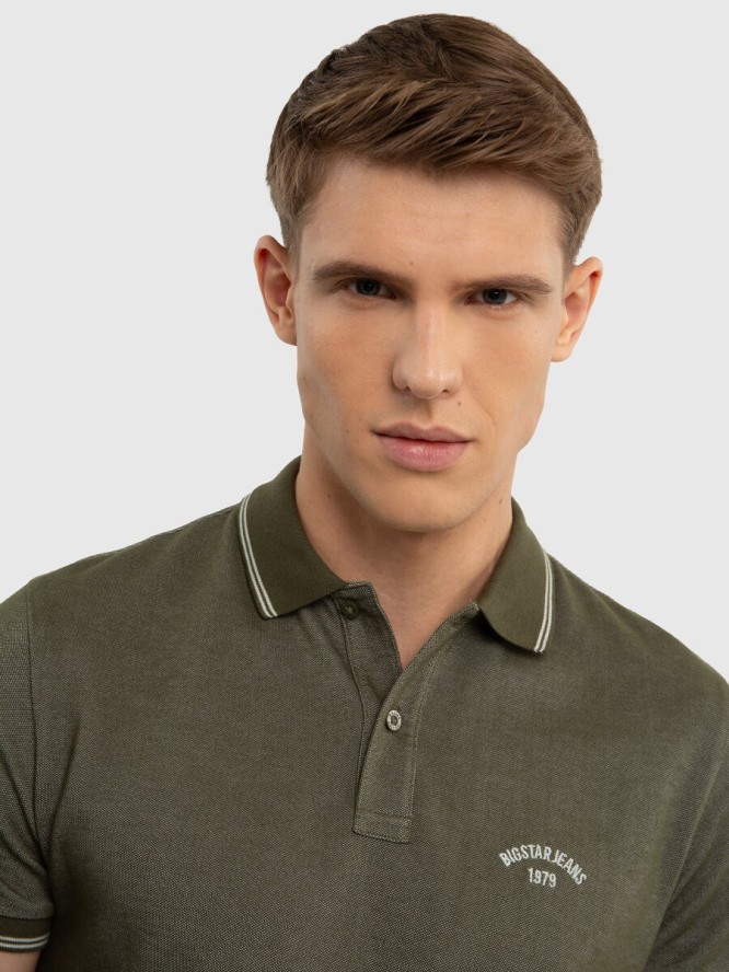Koszulka męska polo khaki Harrison 303