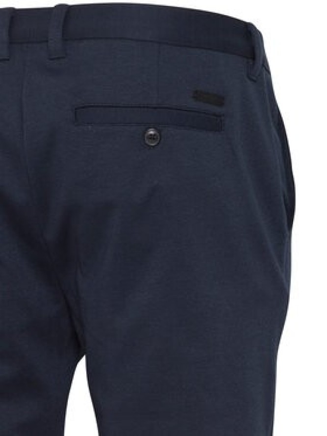 Solid Spodnie materiałowe 21105110 Granatowy Regular Fit