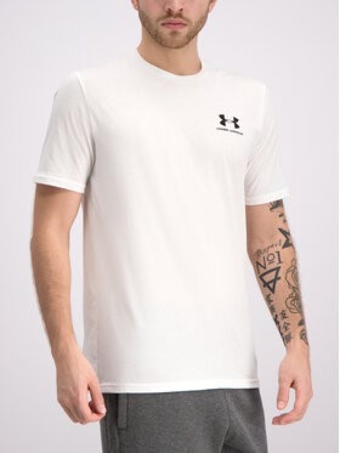 Under Armour T-Shirt 1326799 Biały Loose Fit