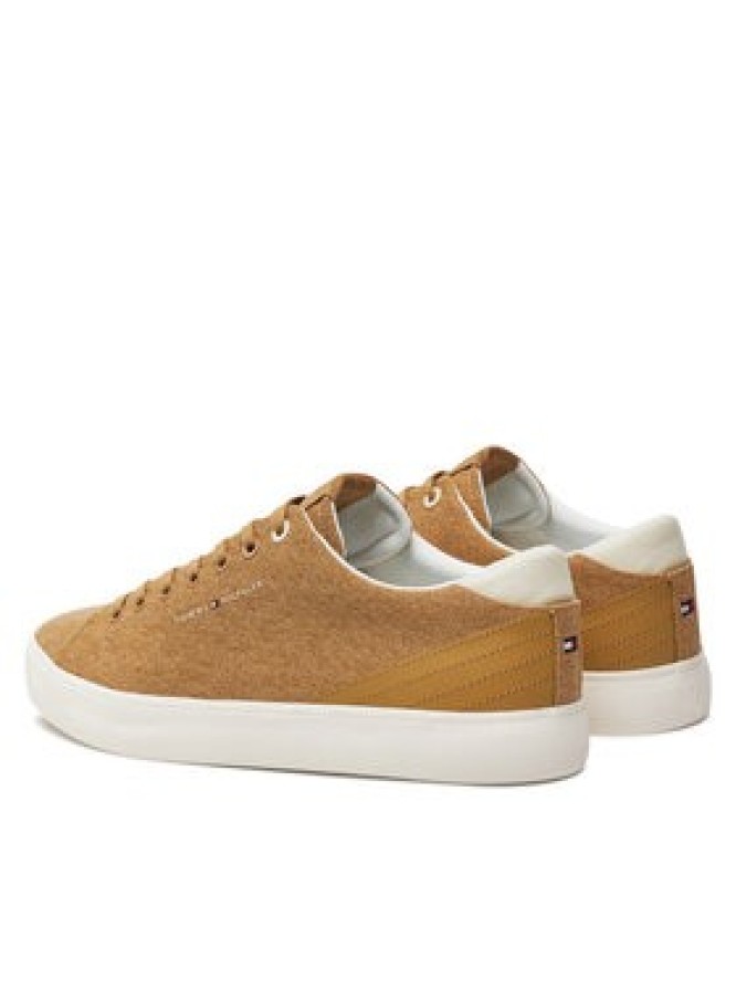 Tommy Hilfiger Tenisówki Th Hi Vulc Low Summer Cvs FM0FM05056 Khaki