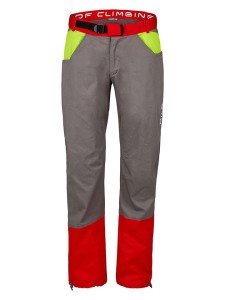 MILO Spodnie funkcyjne "Kulti" w kolorze szaro-czerwonym rozmiar: XL
