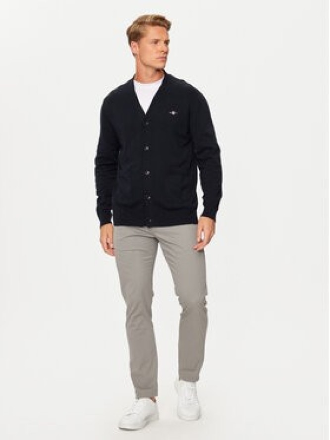 Gant Kardigan 8030556 Granatowy Regular Fit