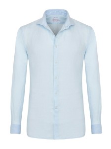 Camicissima Lniana koszula - Comfort fit - w kolorze błękitnym rozmiar: 45