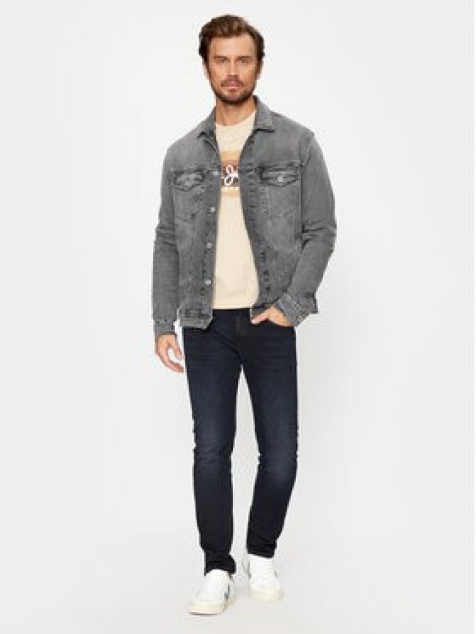 Pepe Jeans Kurtka jeansowa PM402805 Szary Regular Fit