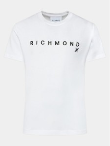 Richmond X T-Shirt Aaron UMP24004TS Biały Regular Fit