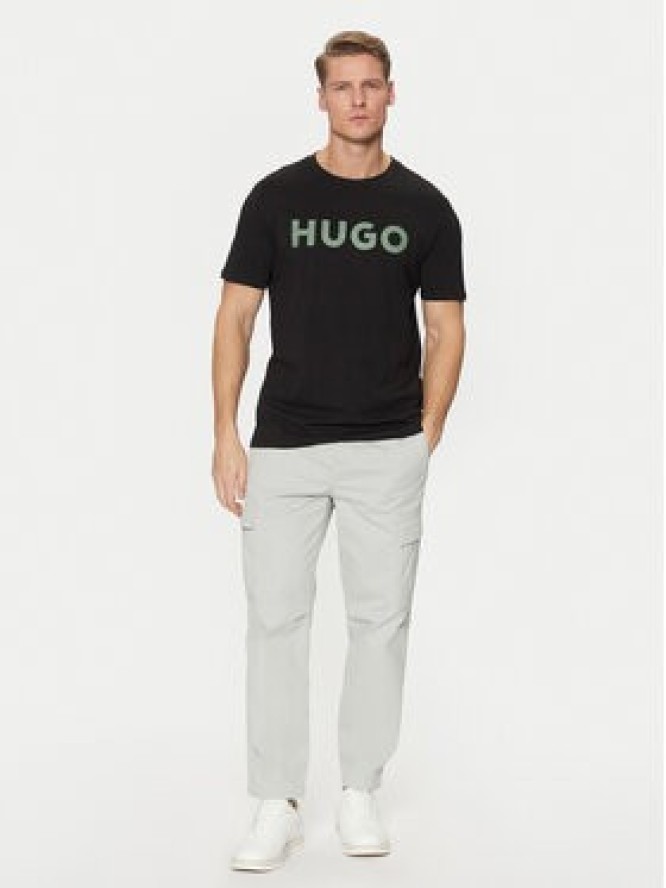 HUGO T-Shirt Dulivio 50467556 Czarny Regular Fit