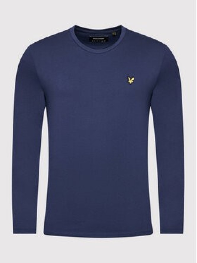 Lyle & Scott Longsleeve Plain TS512VOG Granatowy Regular Fit