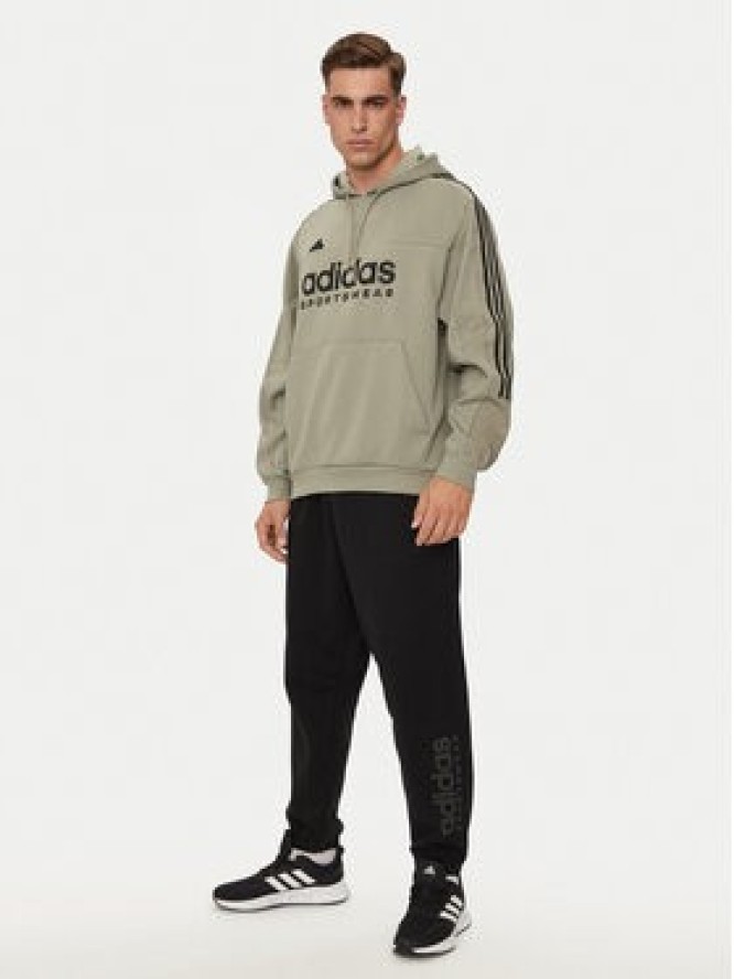 adidas Spodnie dresowe ALL SZN Fleece Graphic IW1201 Czarny Regular Fit