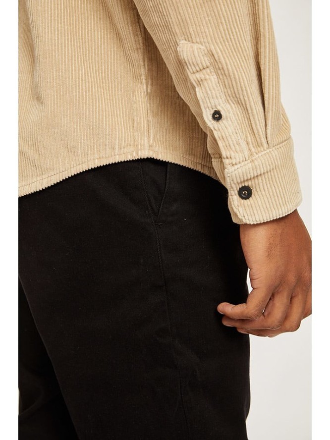 MAZINE Koszula sztruksowa "Matlock" w kolorze beżowym rozmiar: L