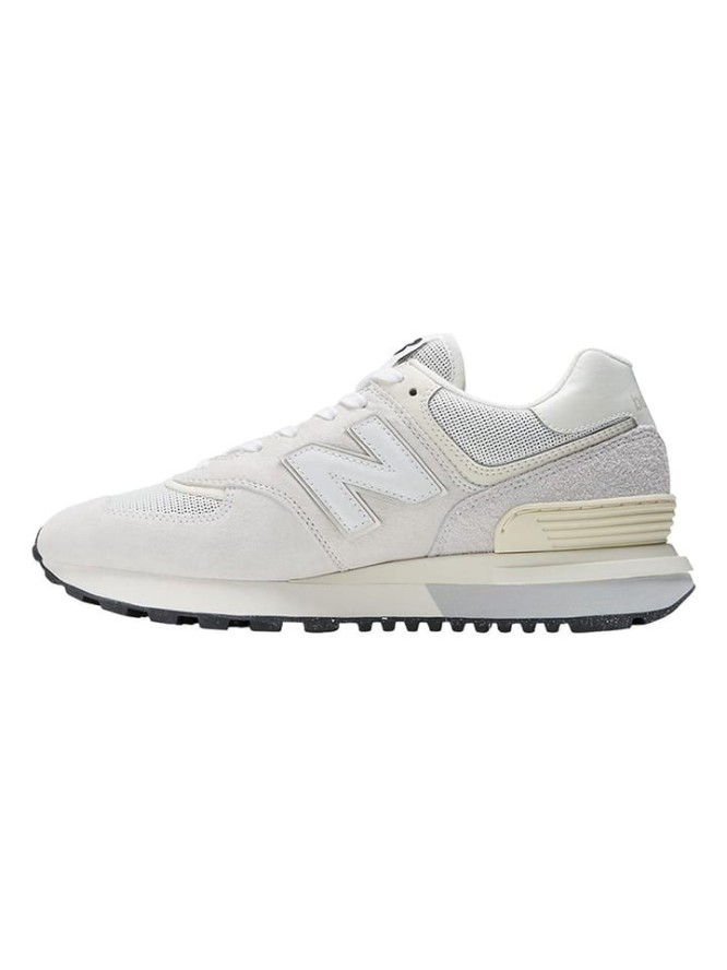 New Balance Skórzane sneakersy "U574LGG" w kolorze szaro-beżowym rozmiar: 46,5