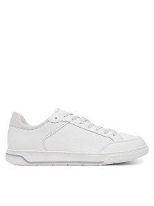 Calvin Klein Sneakersy Low Top Lace Up Lth Mono HM0HM01756 Biały