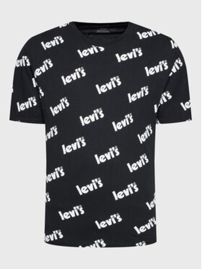 Levi's® T-Shirt Poster 16143-0697 Czarny Relaxed Fit