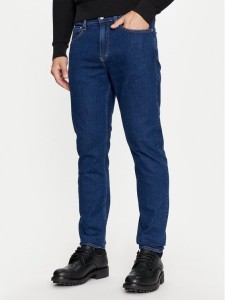 Calvin Klein Jeans Jeansy J30J325888 Granatowy Tapered Fit