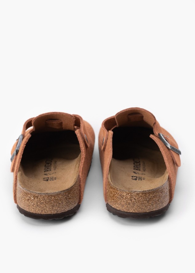 Klapki męskie BIRKENSTOCK BOSTON LEVE DOTTED BURNT ORANGE