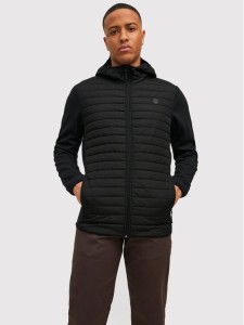 Jack&Jones Kurtka przejściowa Multi Quilted 12182242 Czarny Regular Fit