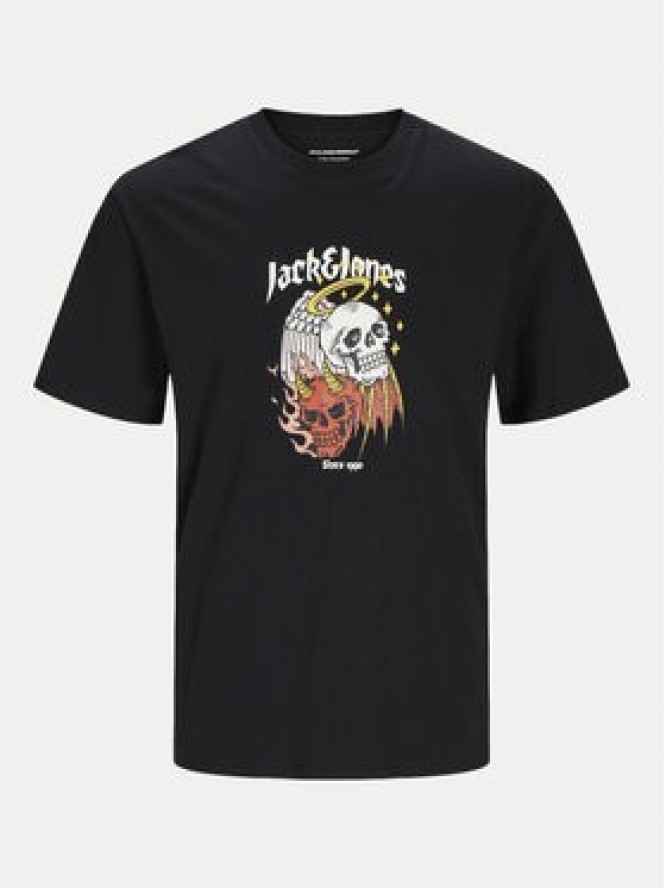 Jack&Jones T-Shirt Seven Skull 12262491 Czarny Regular Fit