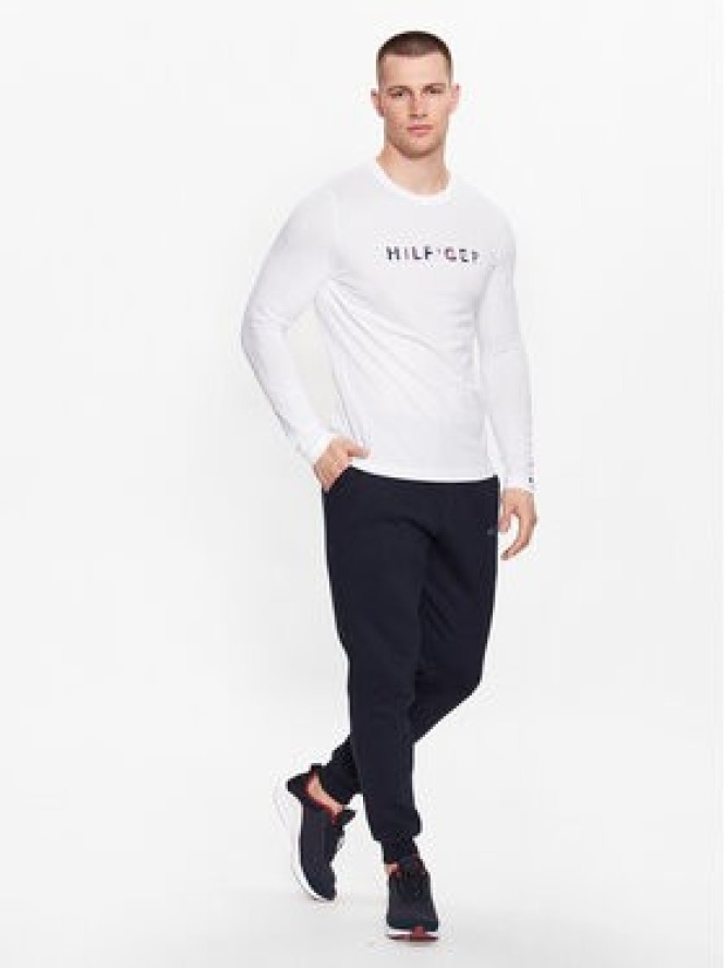 Tommy Hilfiger Longsleeve MW0MW31537 Biały Slim Fit