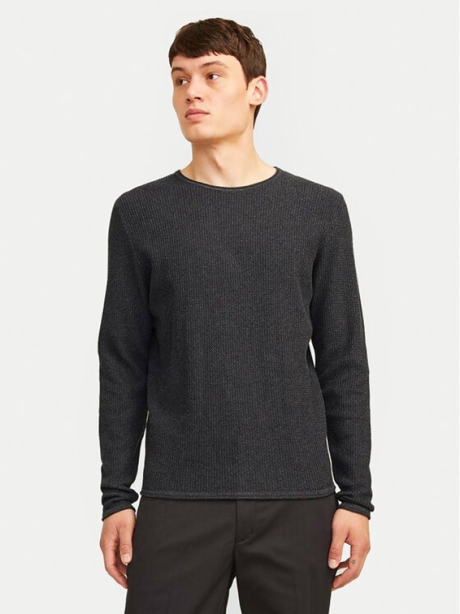 Jack&Jones Sweter Cooper 12258407 Szary Regular Fit